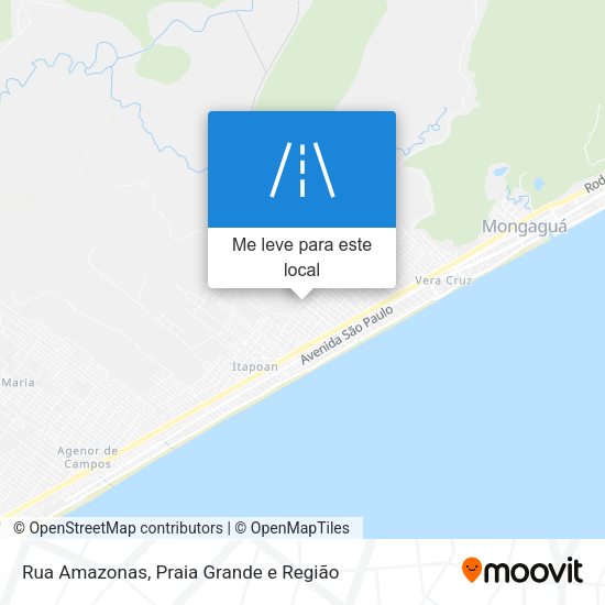 Rua Amazonas mapa