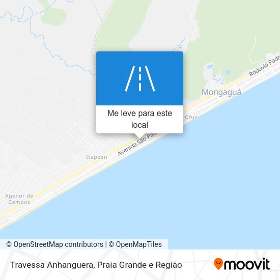 Travessa Anhanguera mapa