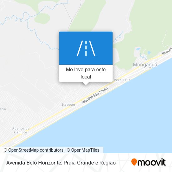 Avenida Belo Horizonte mapa