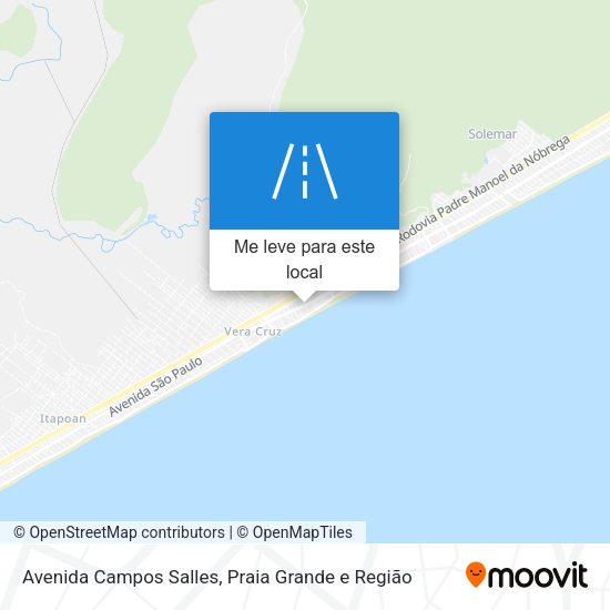 Avenida Campos Salles mapa