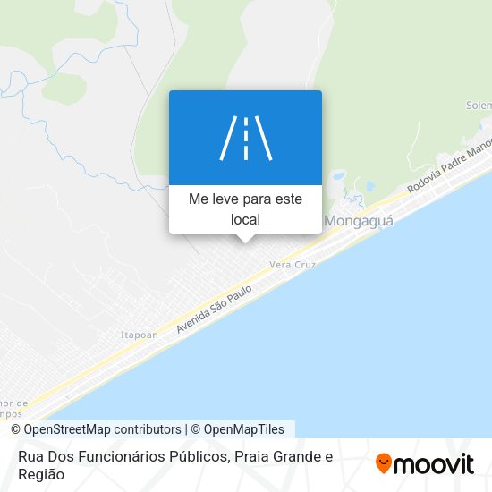 Rua Dos Funcionários Públicos mapa