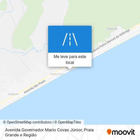 Avenida Governador Mario Covas Júnior mapa