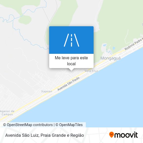 Avenida São Luiz mapa