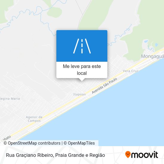 Rua Graçiano Ribeiro mapa