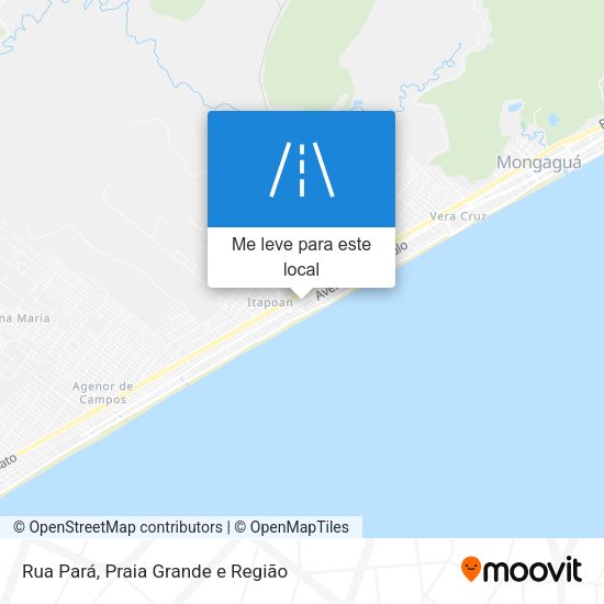 Rua Pará mapa