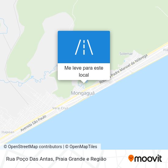 Rua Poço Das Antas mapa