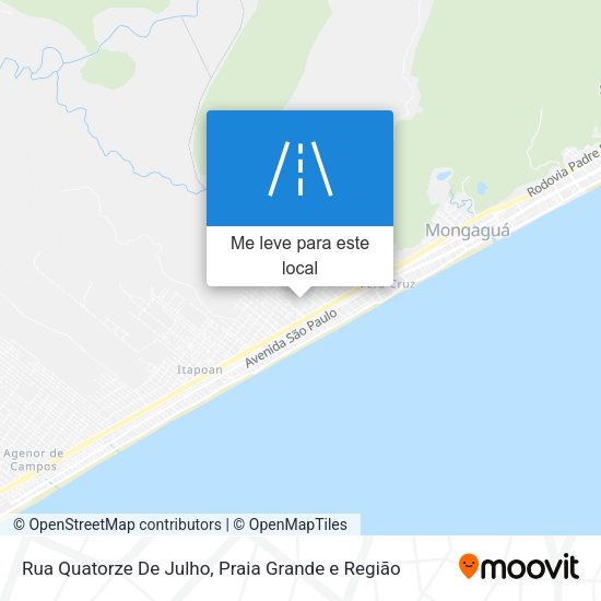 Rua Quatorze De Julho mapa