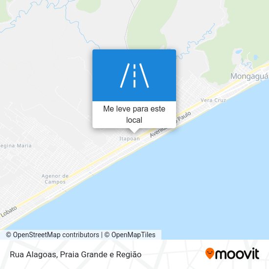 Rua Alagoas mapa
