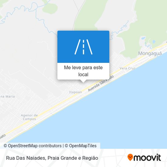 Rua Das Naiades mapa