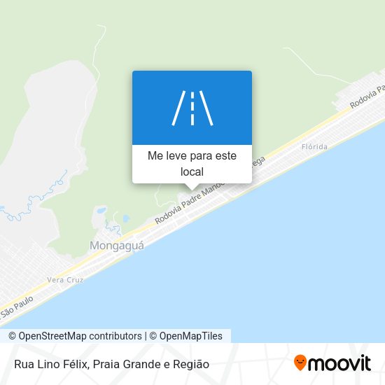 Rua Lino Félix mapa