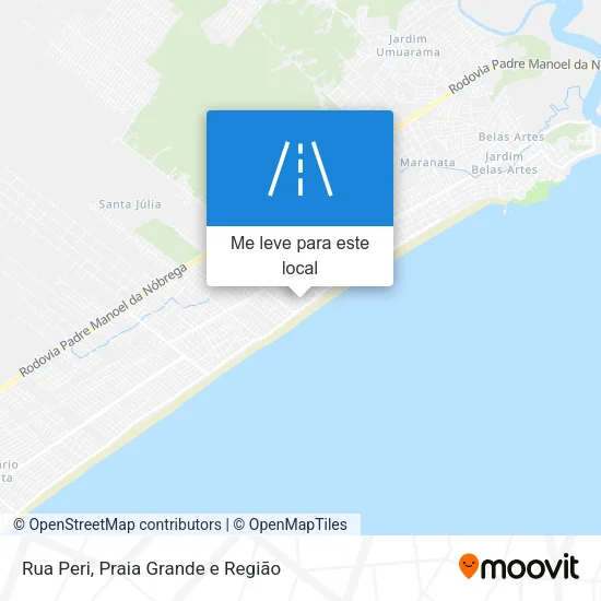 Rua Peri mapa