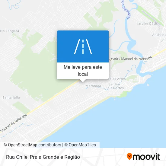 Rua Chile mapa
