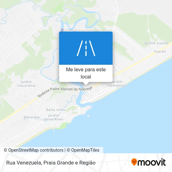 Rua Venezuela mapa