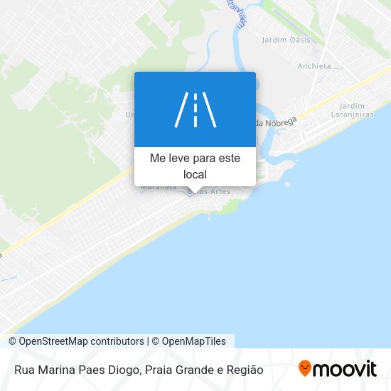 Rua Marina Paes Diogo mapa