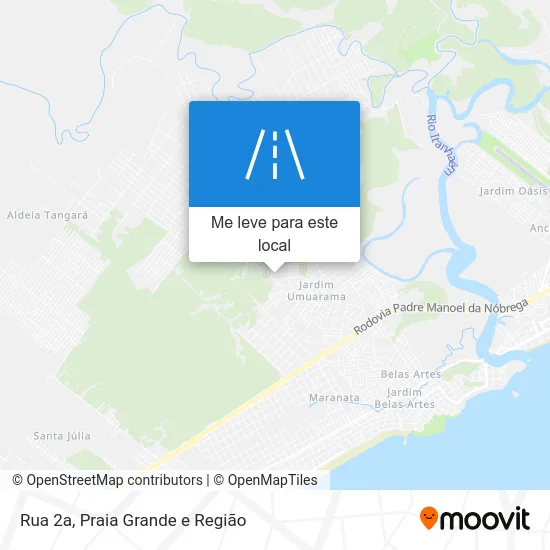 Rua 2a mapa