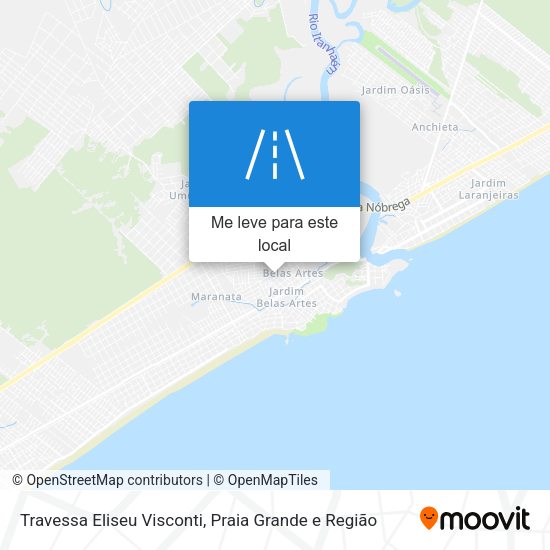 Travessa Eliseu Visconti mapa