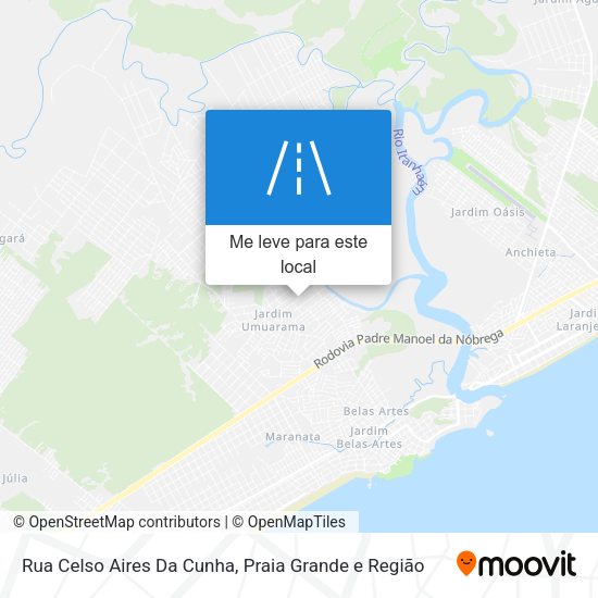 Rua Celso Aires Da Cunha mapa