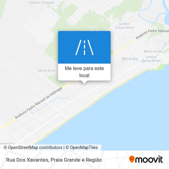 Rua Dos Xavantes mapa