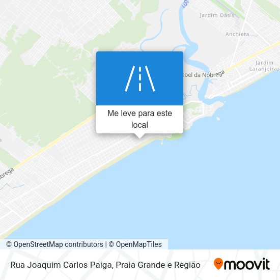 Rua Joaquim Carlos Paiga mapa