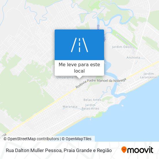 Rua Dalton Muller Pessoa mapa