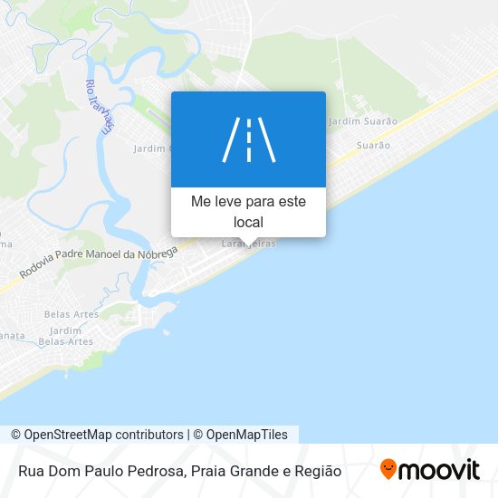 Rua Dom Paulo Pedrosa mapa