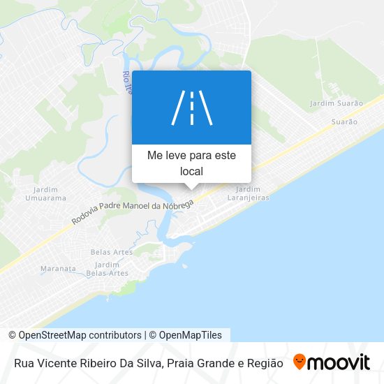 Rua Vicente Ribeiro Da Silva mapa