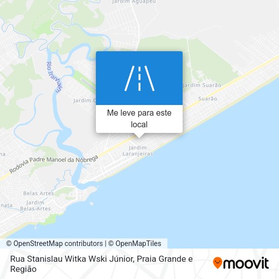 Rua Stanislau Witka Wski Júnior mapa