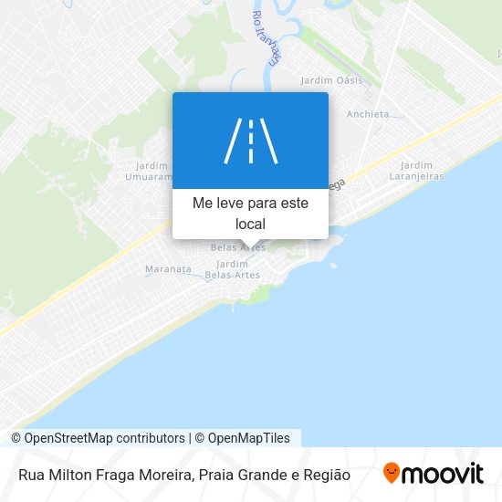 Rua Milton Fraga Moreira mapa