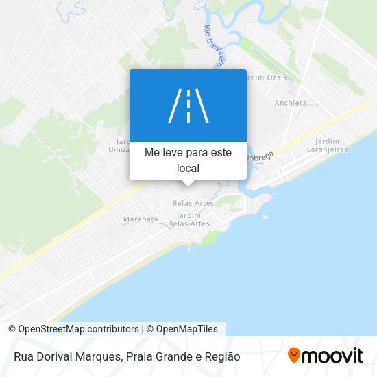 Rua Dorival Marques mapa