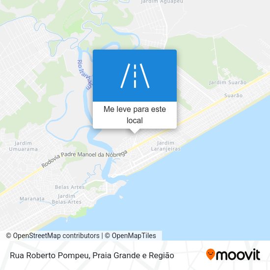 Rua Roberto Pompeu mapa