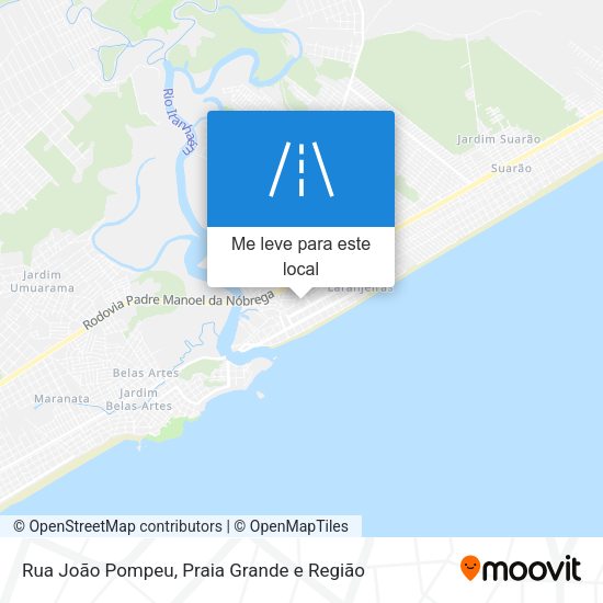 Rua João Pompeu mapa