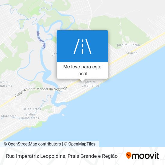 Rua Imperatriz Leopoldina mapa