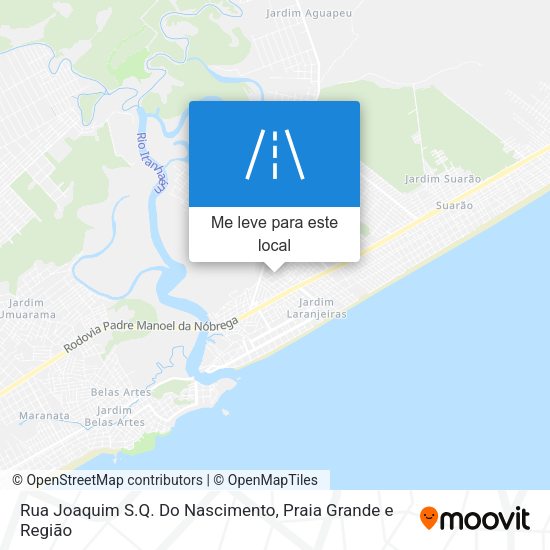 Rua Joaquim S.Q. Do Nascimento mapa