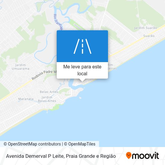 Avenida Demerval P Leite mapa