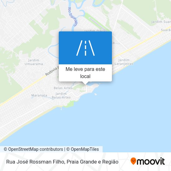 Rua José Rossman Filho mapa