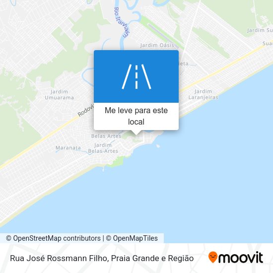Rua José Rossmann Filho mapa
