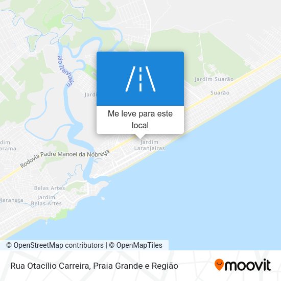Rua Otacílio Carreira mapa