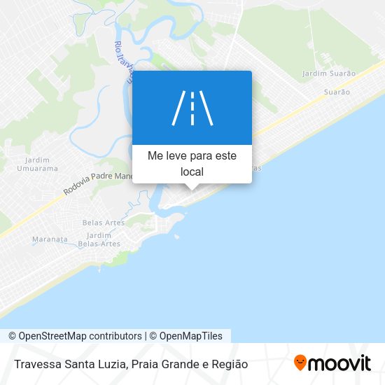 Travessa Santa Luzia mapa