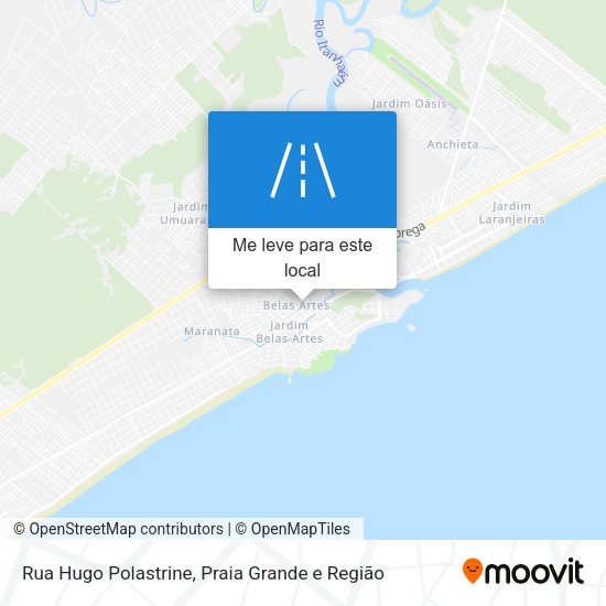 Rua Hugo Polastrine mapa