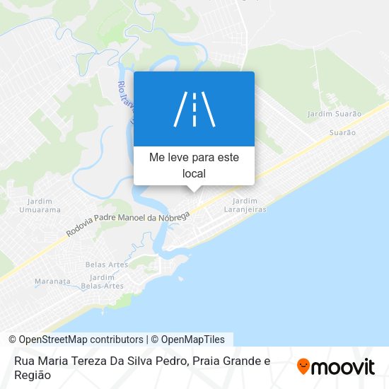 Rua Maria Tereza Da Silva Pedro mapa