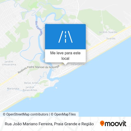 Rua João Mariano Ferreira mapa