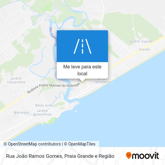 Rua João Ramos Gomes mapa