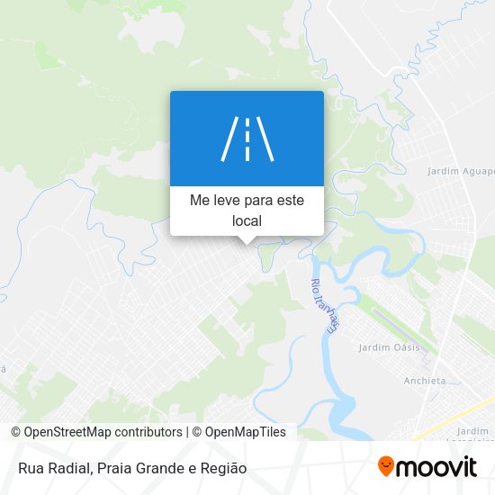 Rua Radial mapa