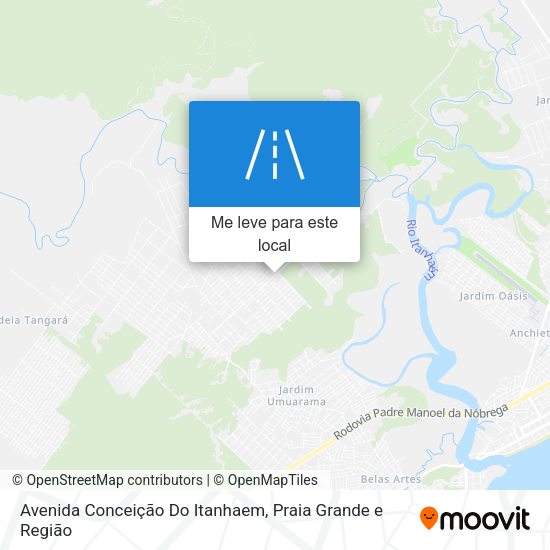 Avenida Conceição Do Itanhaem mapa