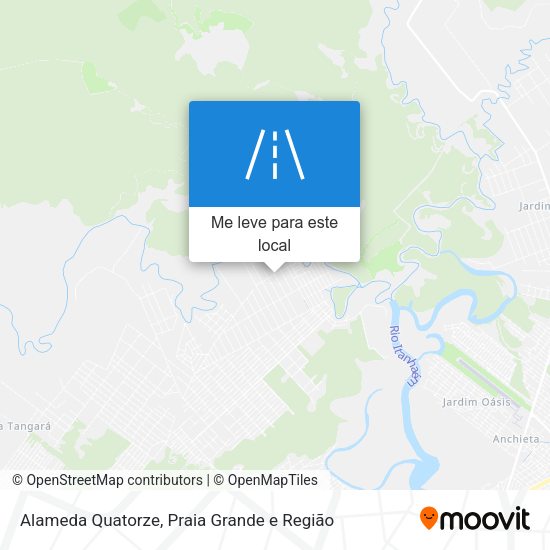 Alameda Quatorze mapa