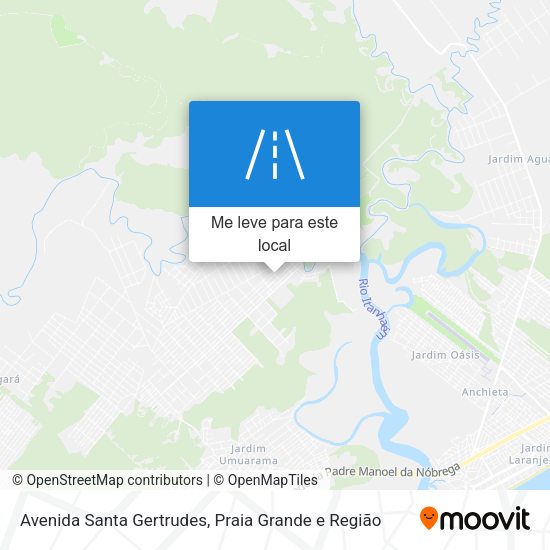 Avenida Santa Gertrudes mapa