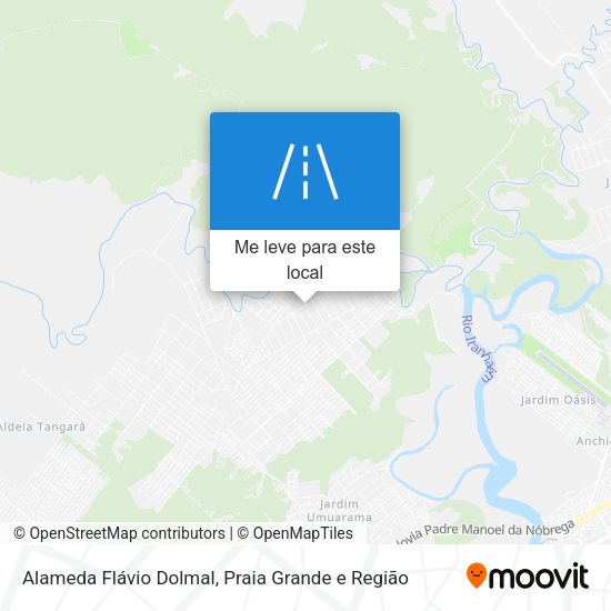 Alameda Flávio Dolmal mapa
