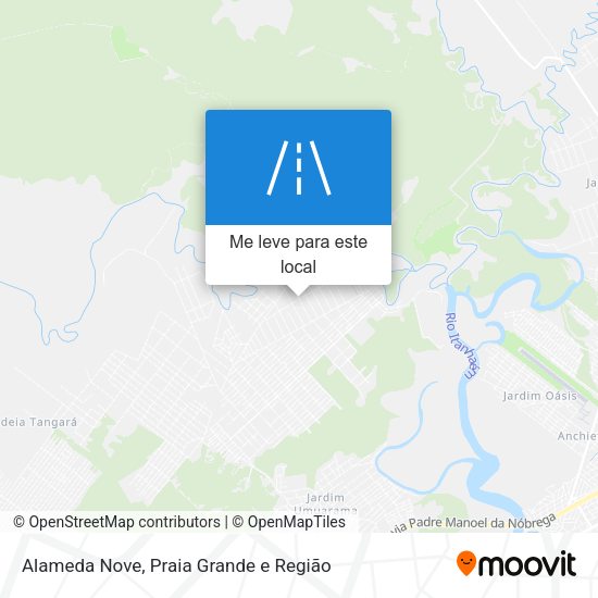 Alameda Nove mapa