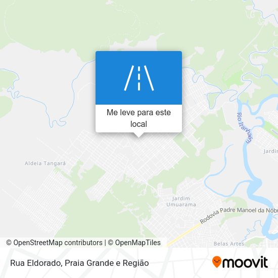 Rua Eldorado mapa