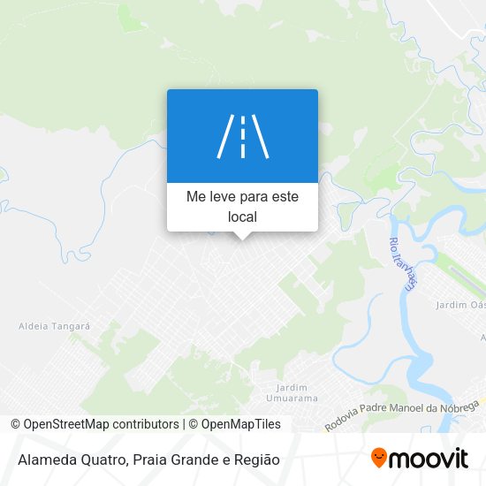 Alameda Quatro mapa